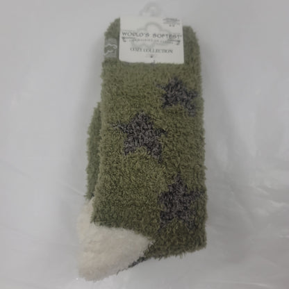 LADIES SOCKS/STAR BLACK 930-5039