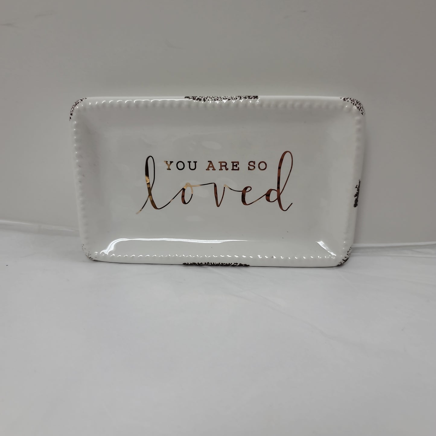 YOU ARE SO LOVED TRINKET TRAY-7422