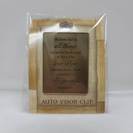 ALL THINGS GOD WORKS VISOR CLIP-4078
