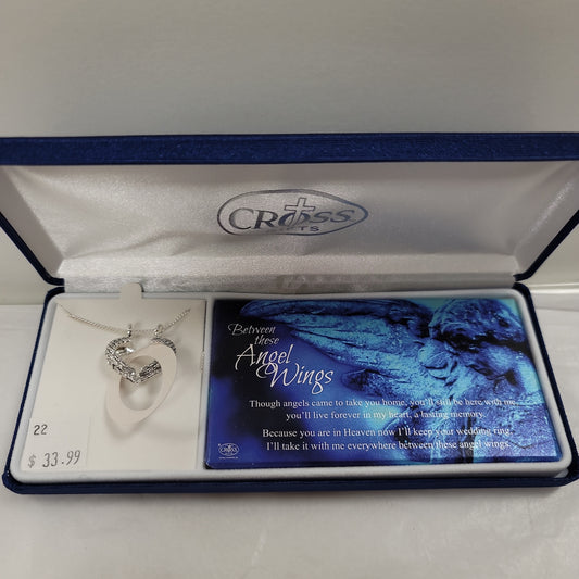 ANGEL WING SP RING HOLDER NECKL-5933