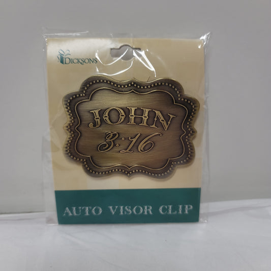 JOHN 3:16 VISOR CLIP-8442