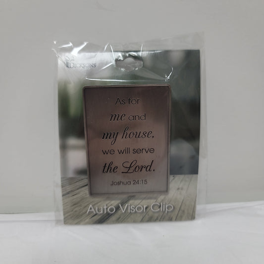 AS FOR ME & MY HOUSE VISOR CLIP-4085