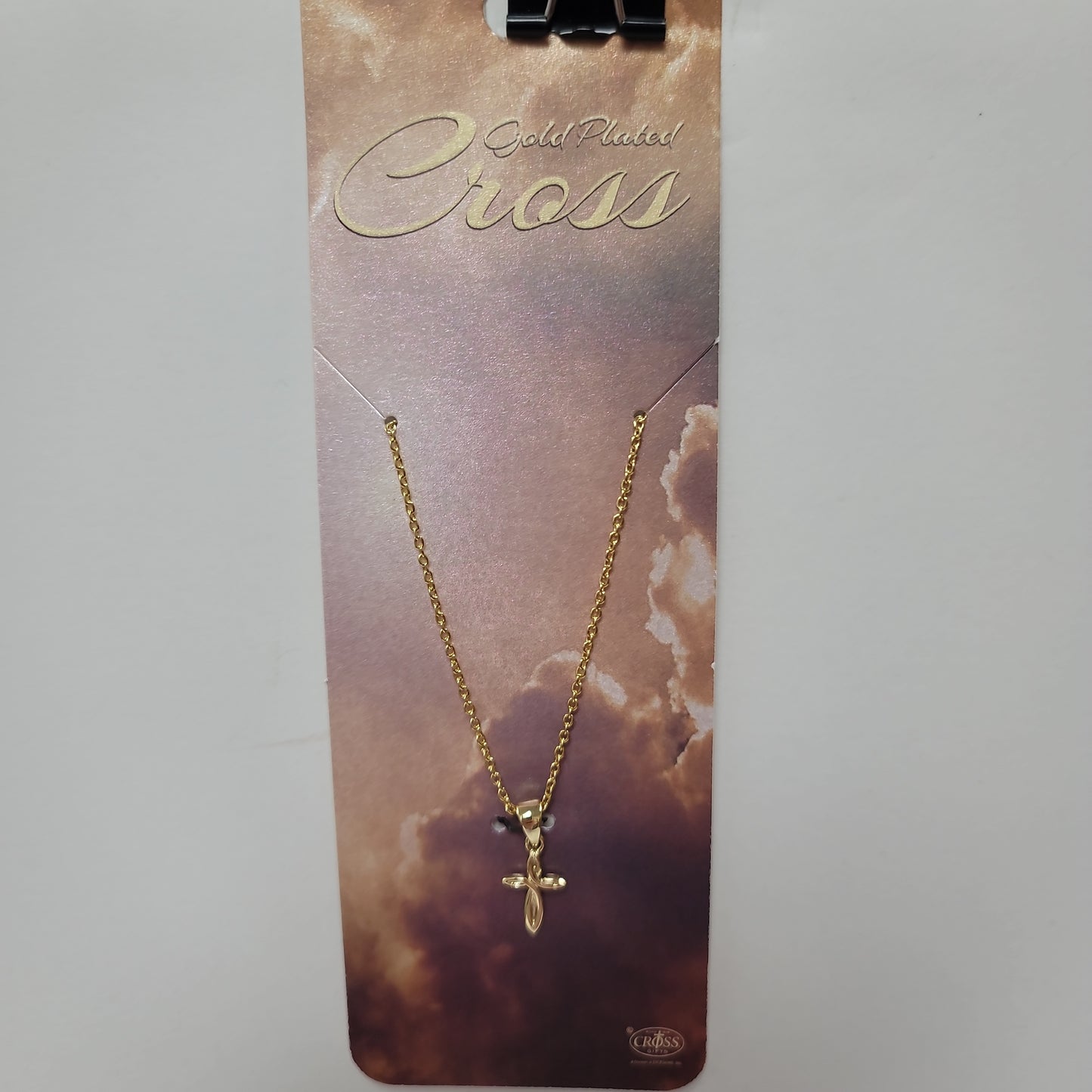 MINI GP RIBBON CROSS NECKLACE-0940 : 18 IN