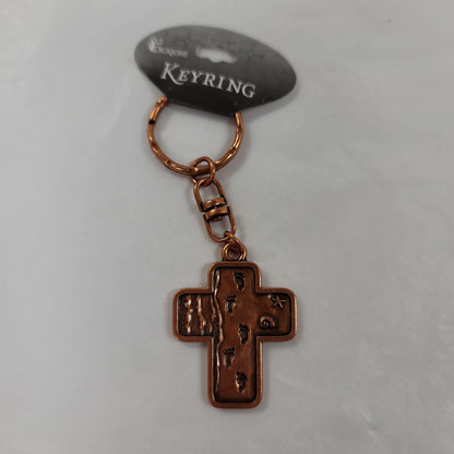 CROSS/FOOTPRINTS KEYRING-6247