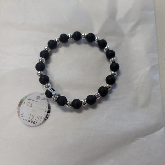 SILVERBALL ONYX STRETCH BRAC-6784