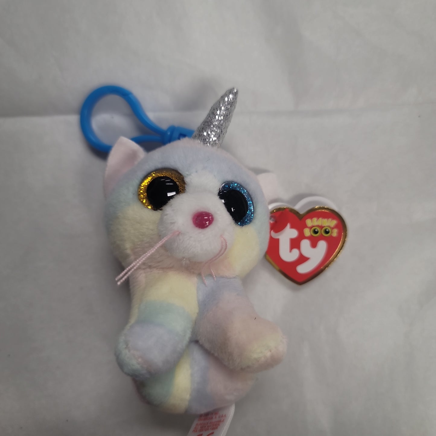 HEATHER CAT W/HORN BOO CLIP-2326