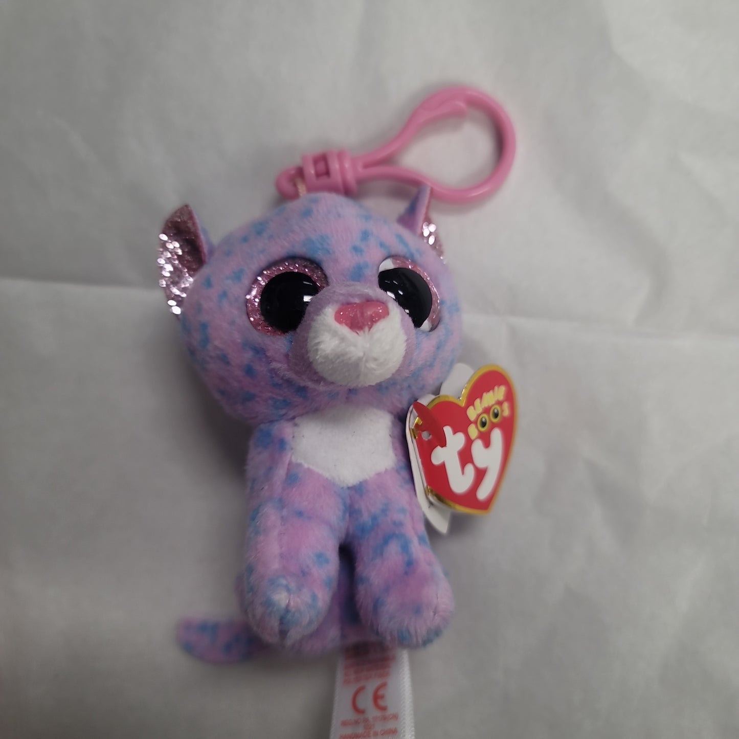 CASSIDY LAVENDER CAT BOO CLIP-2449