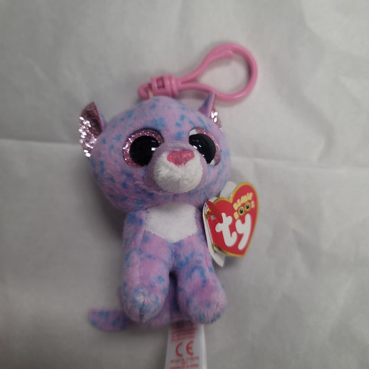CASSIDY LAVENDER CAT BOO CLIP-2449
