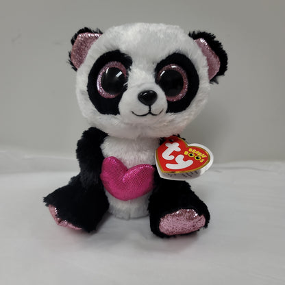 ESME PANDA W/HEART BEANIE BOO-5388