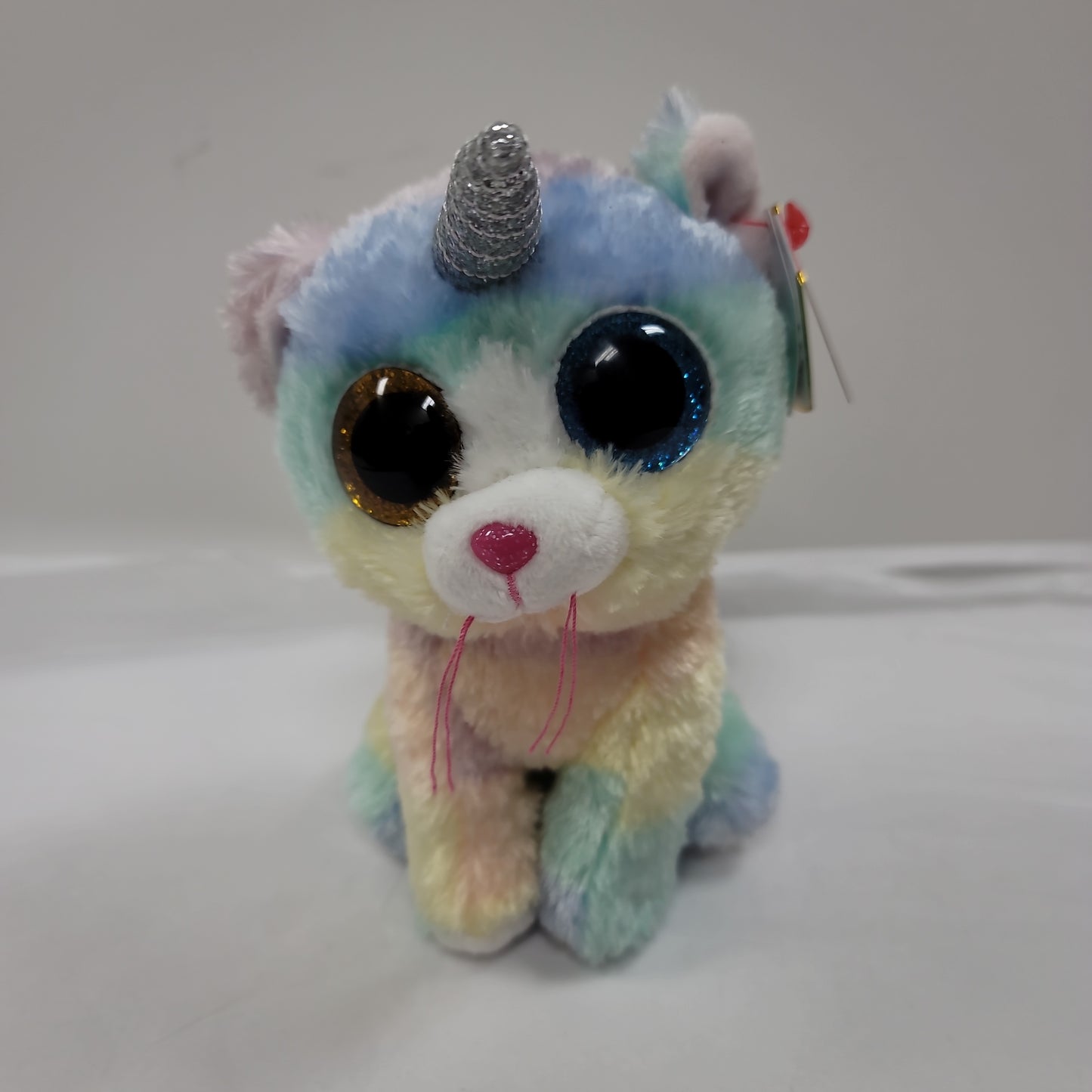 HEATHER CAT W/HORN BEANIE BOO-2509