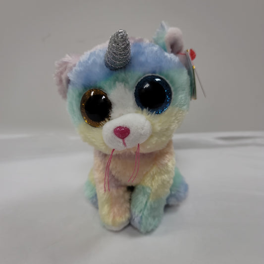 HEATHER CAT W/HORN BEANIE BOO-2509
