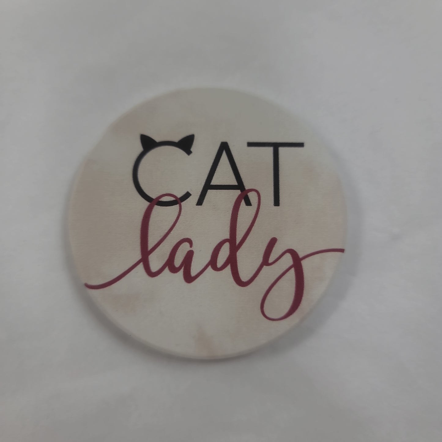 CAT LADY CAR COASTER-2906