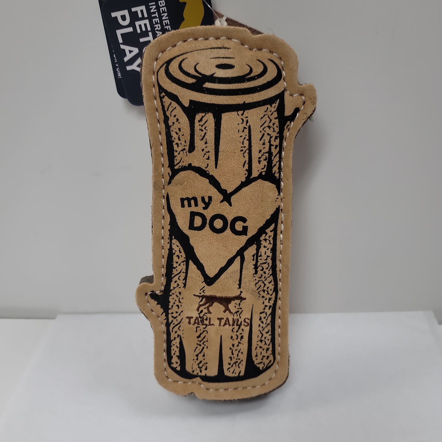 LOVE MY DOG LOG LTHR TOY-2185