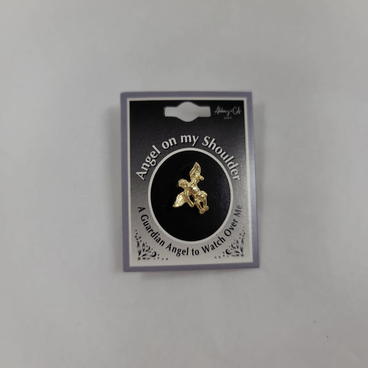 ANGEL ON MY SHOULDER LAPEL PIN-5573