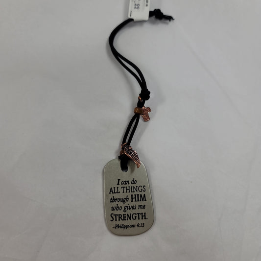 I CAN DO ALL THINGS CAR CHARM-4559