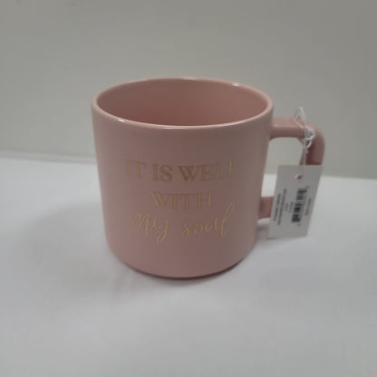 IT IS WELL PINK MUG-2912