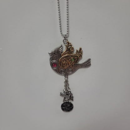 BIRD/ALWAYS IN MY HRT CAR CHARM-8042