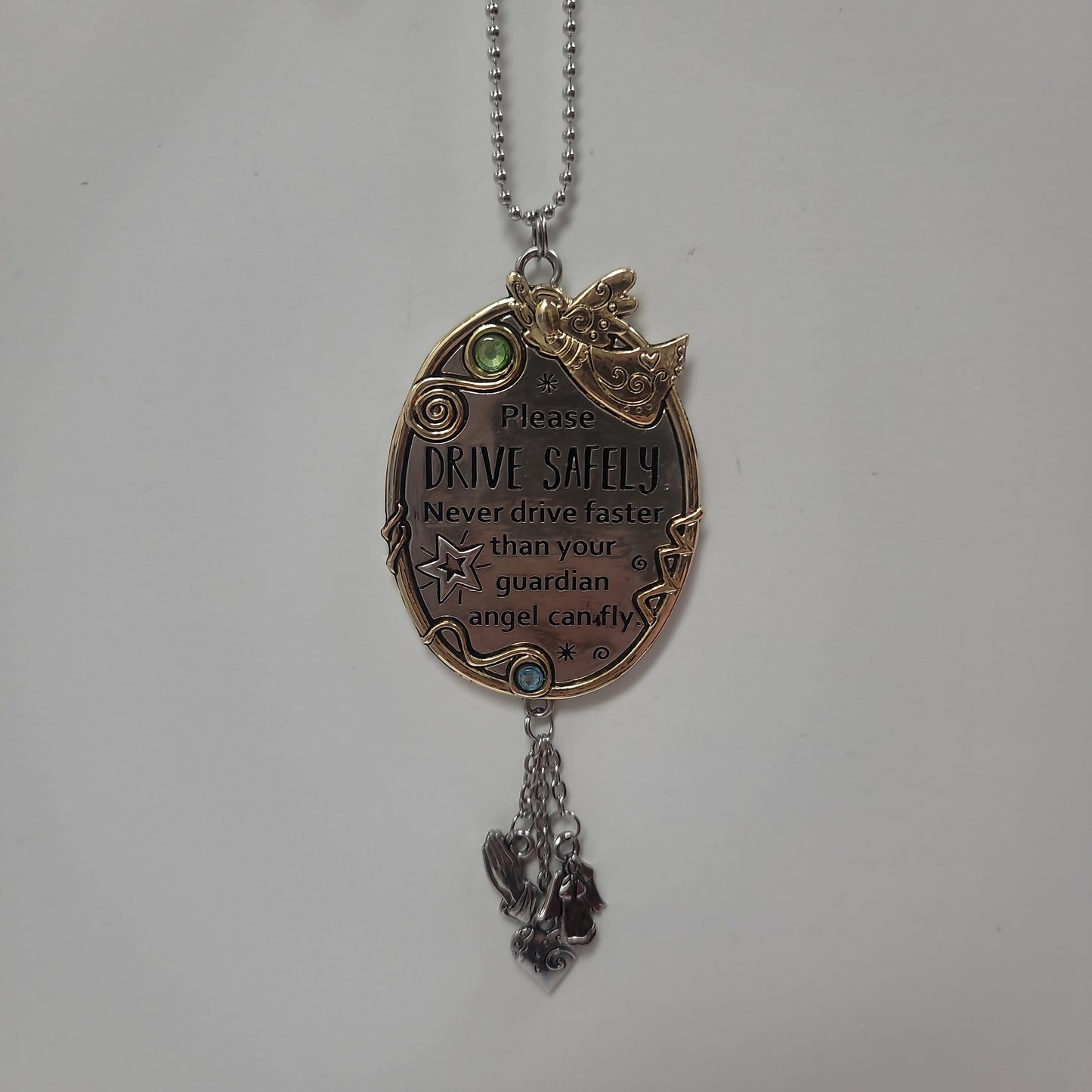DRIVE SAFELY CAR CHARM-8073