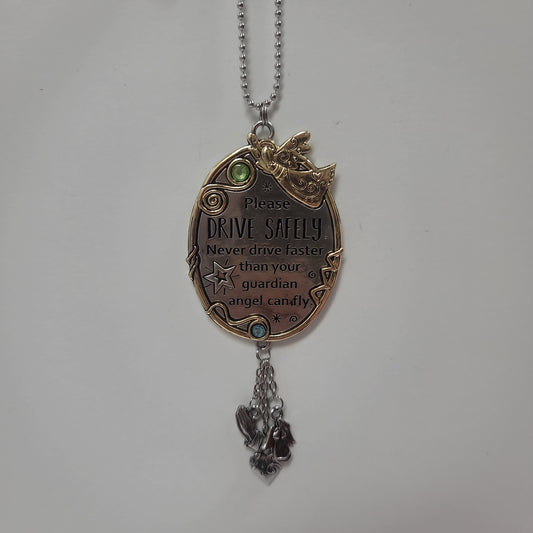 DRIVE SAFELY CAR CHARM-8073