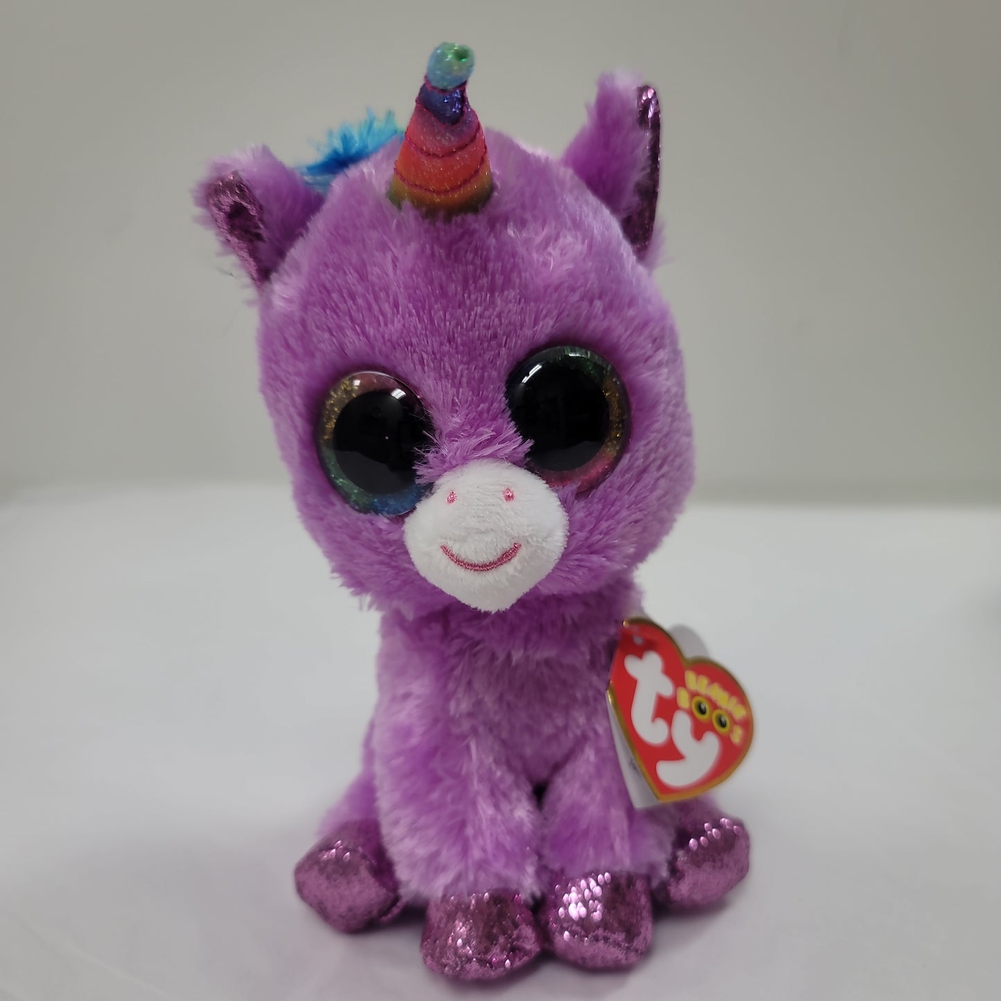 ROSETTE UNICORN PURPLE BEANIE-3285