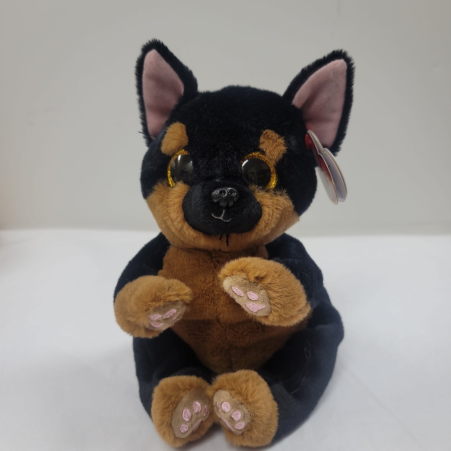 FRITZ BLACK/TAN DOG BEANIE BELLIES-2983