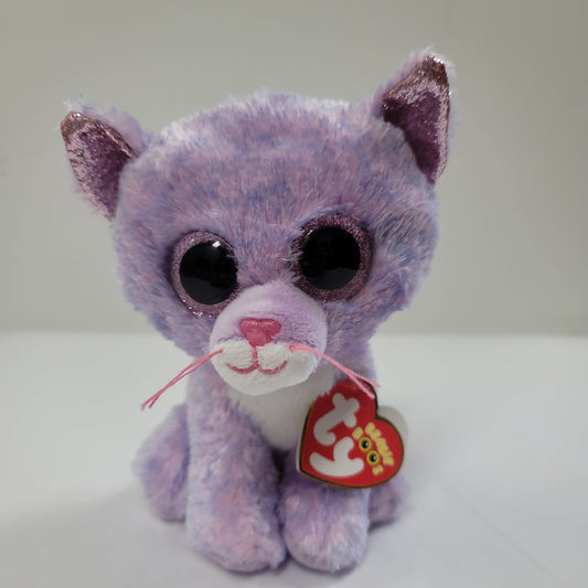 CASSIDY LAVENDER CAT BEANIE BOO-2486