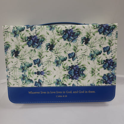 LOVE WATERCOLOR FLOWER XXL BIBLE COVER-6605