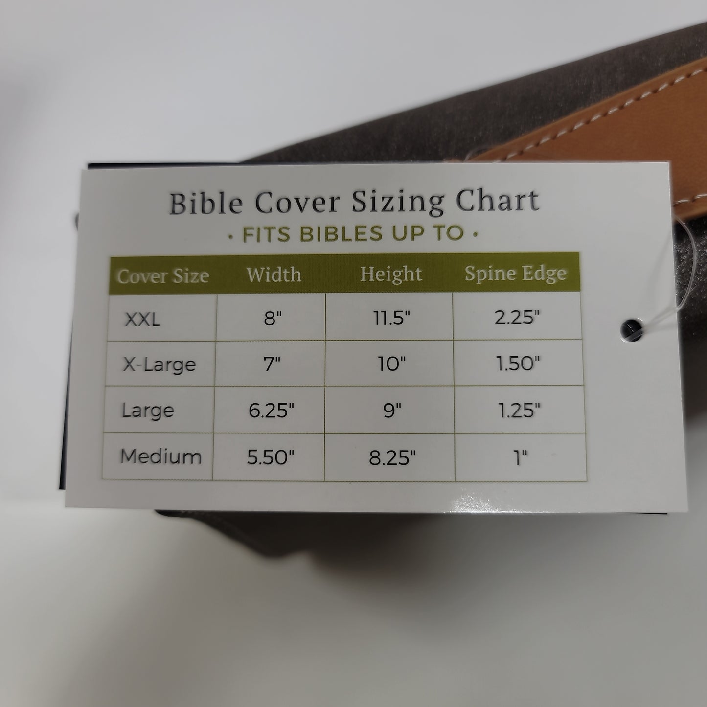 THE PLANS BRN/GOLD LG BIBLE COV-4401