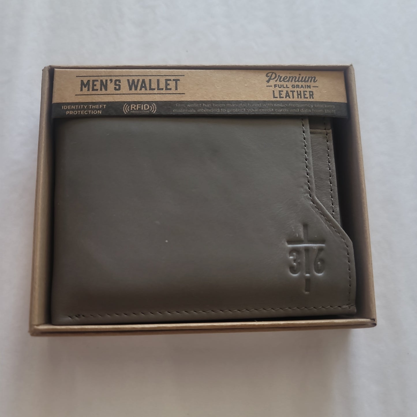 JOHN 3:16 LEATHER WALLET-0367