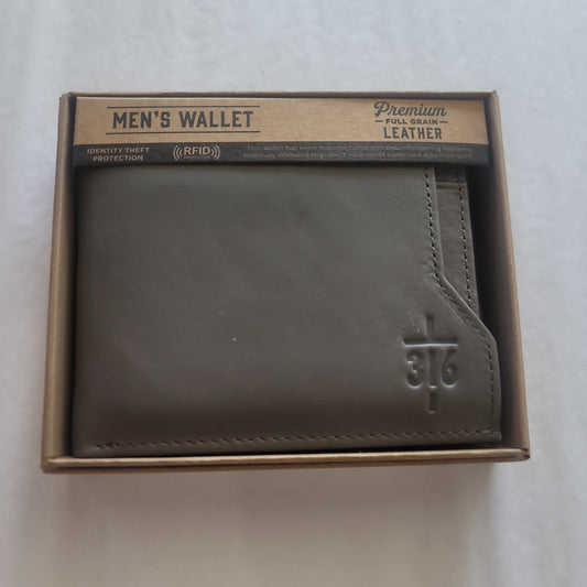 JOHN 3:16 LEATHER WALLET-0367