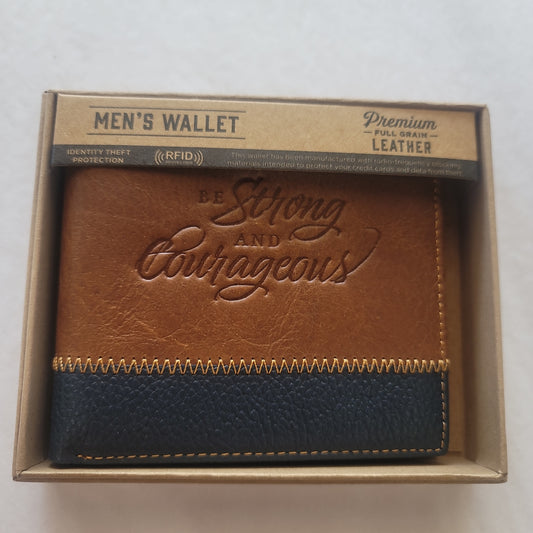 BE STRONG & COURAGEOUS WALLET-4819