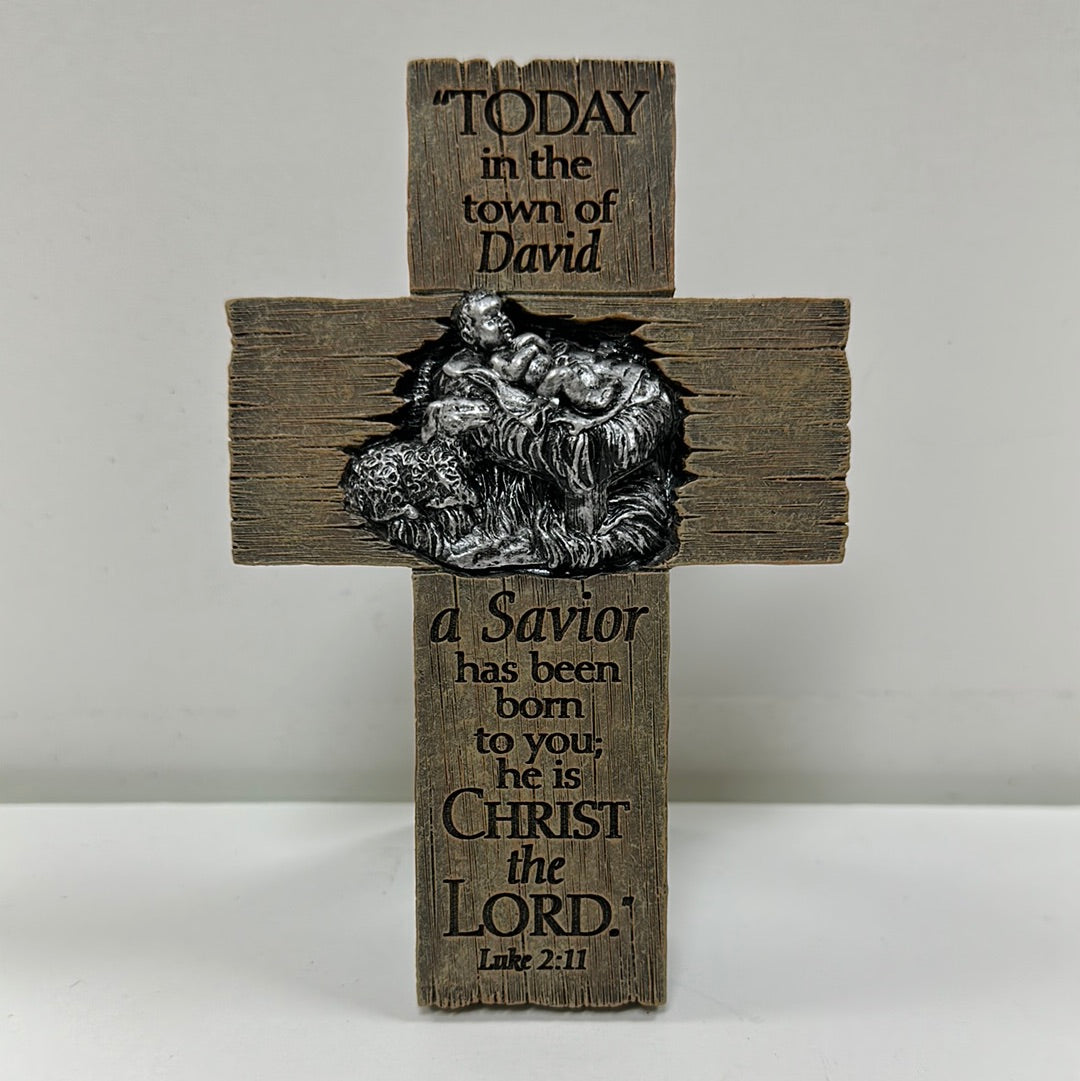 A SAVIOR IS BORN CHR CROSS-6973