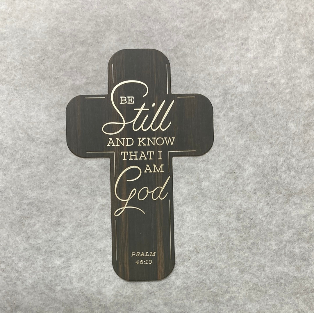 BE STILL & KNOW CROSS BKM-1481
