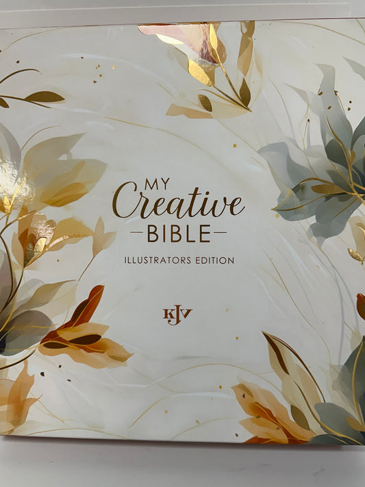 MY CREATIVE BIBLE ILLUSTRATORS EDITION PRINTED FAUX LEATHER-1981