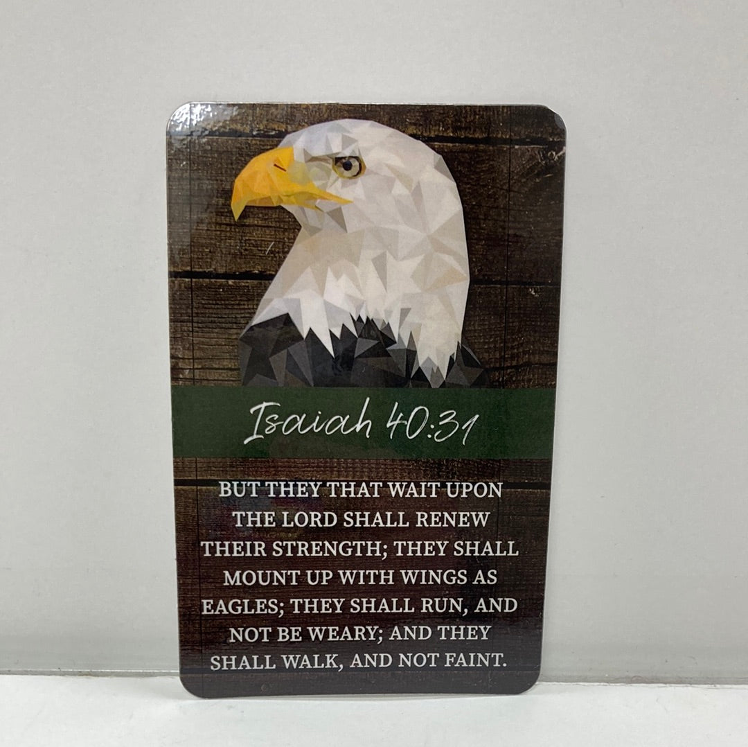 EAGLE ISAIAH 40:31 POCKETCARD-2211