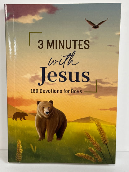 3 MINUTES WITH JESUS 180 DEVOTIONS FOR BOYS-5998