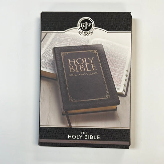 KJV LG PRING LL BROWN BIBLE-5495