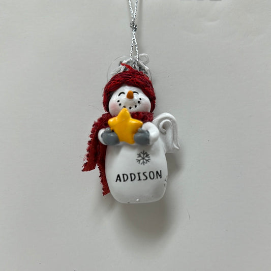 ADDISON SNOW ANGEL ORNAMENT-5442
