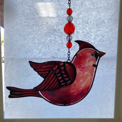 CARDINAL SUN CATCHER-5594