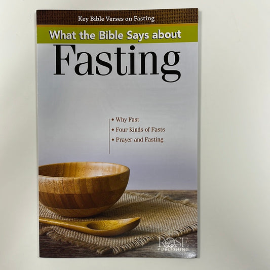 WHAT BIBLE SAYS ABOUT FASTING PAMPHLET-3185