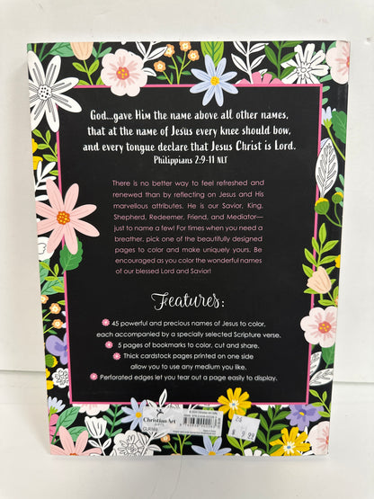 THE NAMES OF JESUS COLORING BOOK-2263