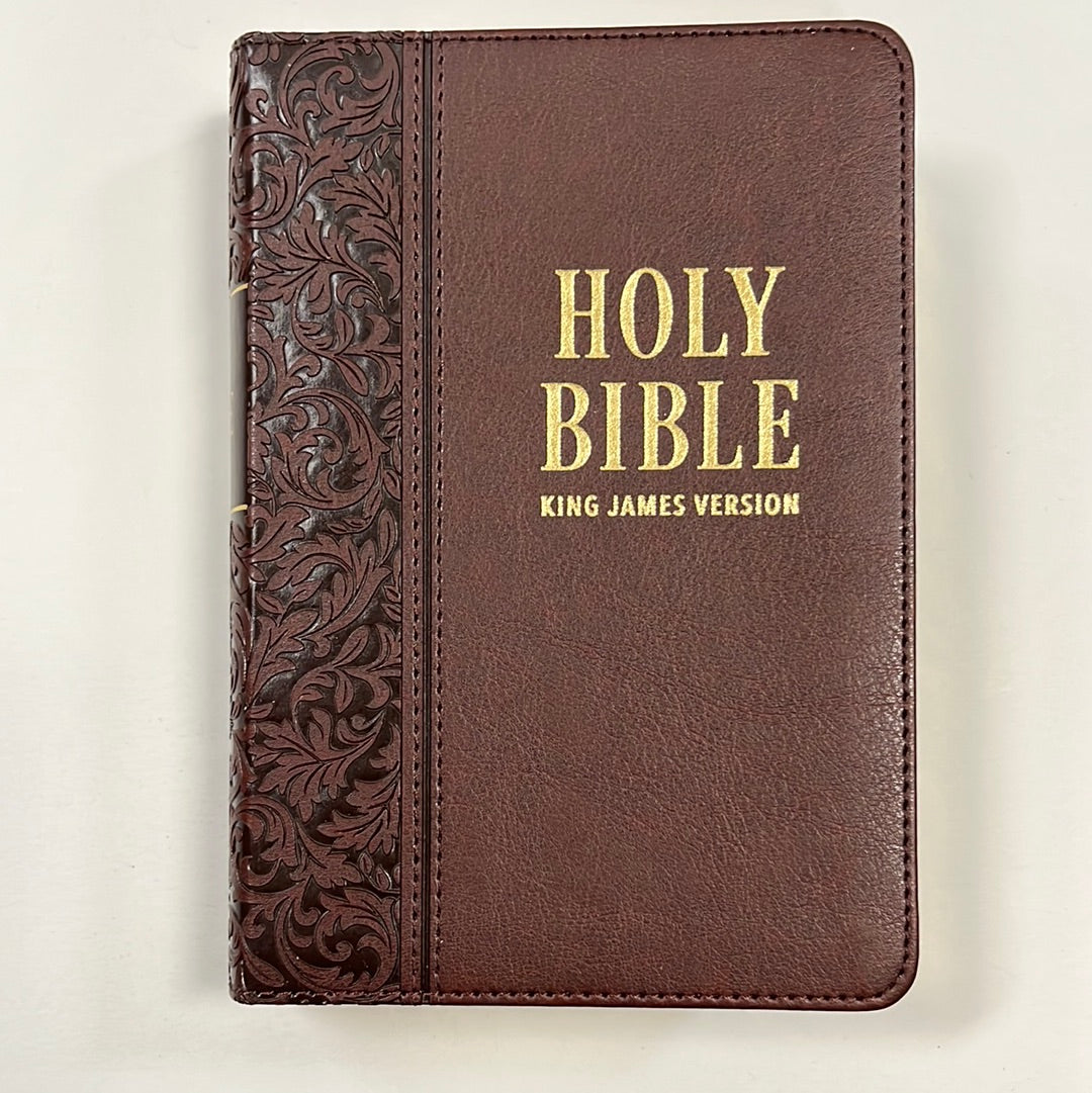 KJV COMP LG PRINT LL BRN BIBLE-3016