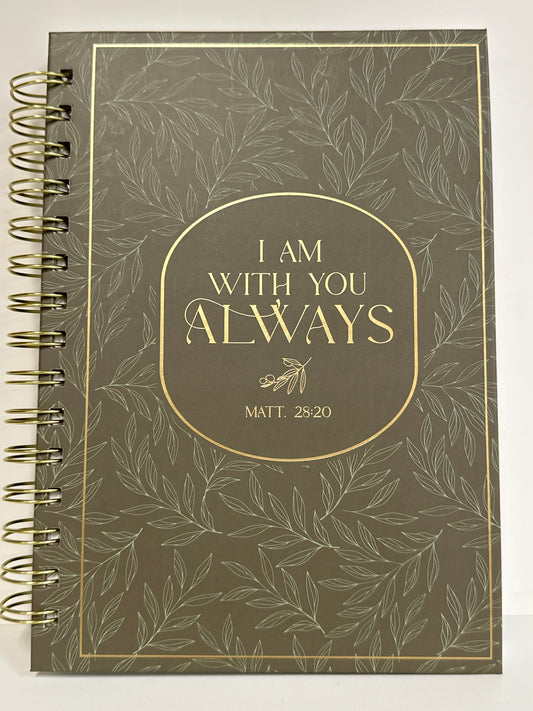 I AM WITH YOU ALWAYS GREEN JOURNAL-6191