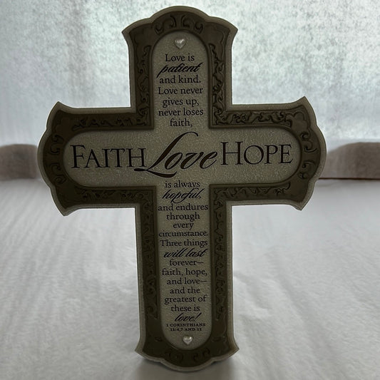 FAITH LOVE HOPE CROSS-8800