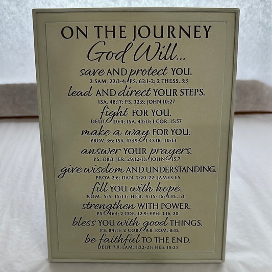 JOURNEY WORD STONE PLQ-0320