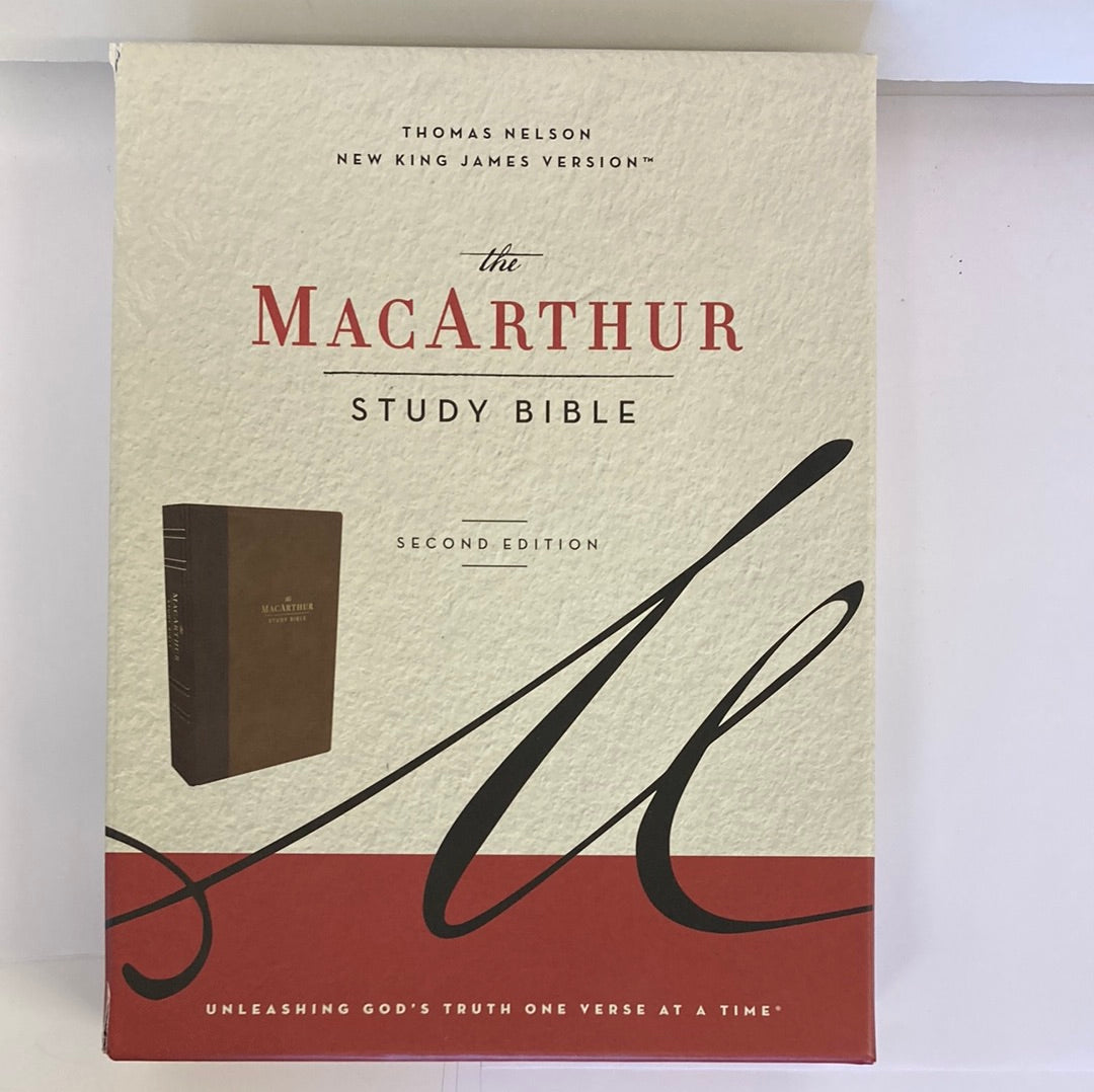 NKJV MCARTHUR STUDY BIBLE BROWN-3085