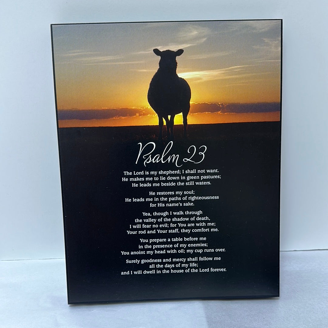 PSALM 23 PLAQUE-3058