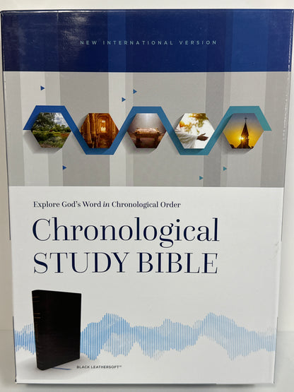 NIV CHRONOLOGICAL STUDY BIBLE BLACK-9536