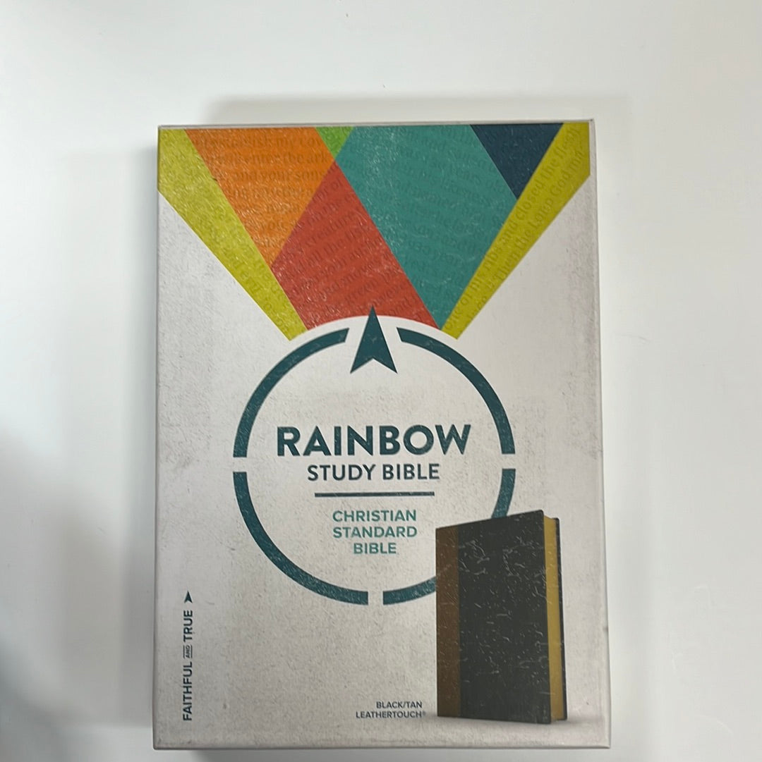 CSB RAINBOW STUDY BIBLE BRN/BLK-1865