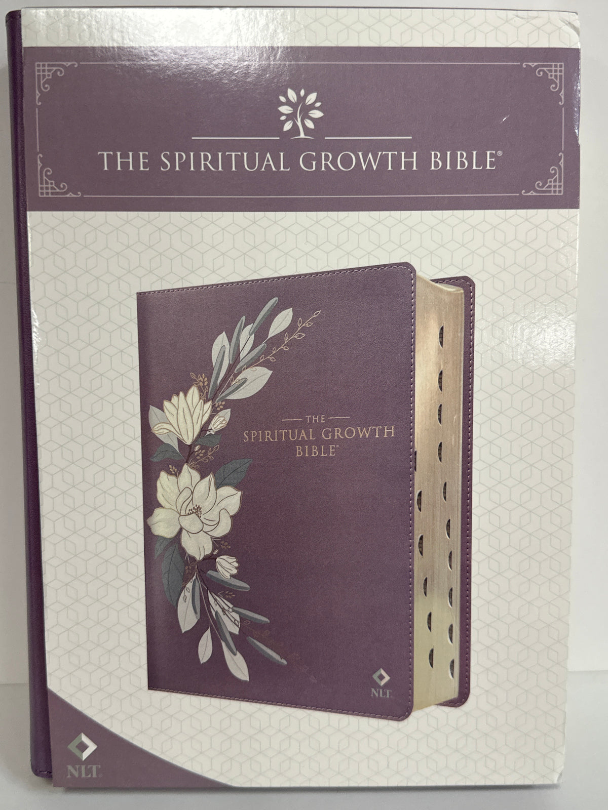 NLT SPIRITUAL GROWTH BIBLE PURPLE-4977